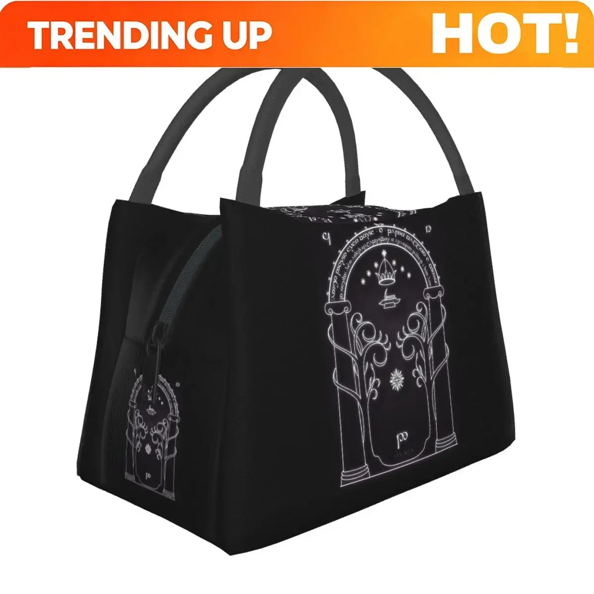 Custom Bag Custom L-Lord Of The Ring Insulated Lunch Bag For Women Bento Storage Food Boxes Leakproof Container Cooler Thermal L