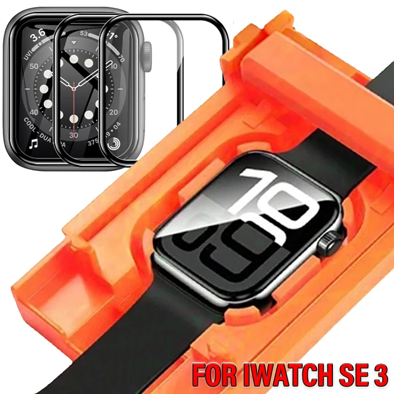 

Easy Installation Screen Protector For Apple Watch SE 3 40MM 44MM Smartwatch Ultra Clear Soft Protective Films Not Glass