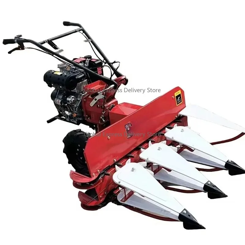

Small Self-propelled Wheat and Millet Lawn Mower Forage Cutter Reaper Machine To Harvest Silage Alfalfa Fodder Grass