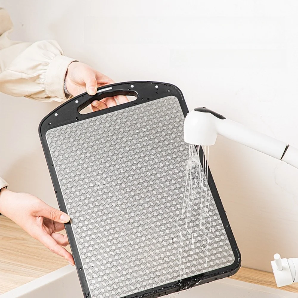 

Durable Stainless Steel Cutting Board Scratch Resistant Anti-Slip Kitchen Chopping Board Mildew-proof Double-side Chopping Block