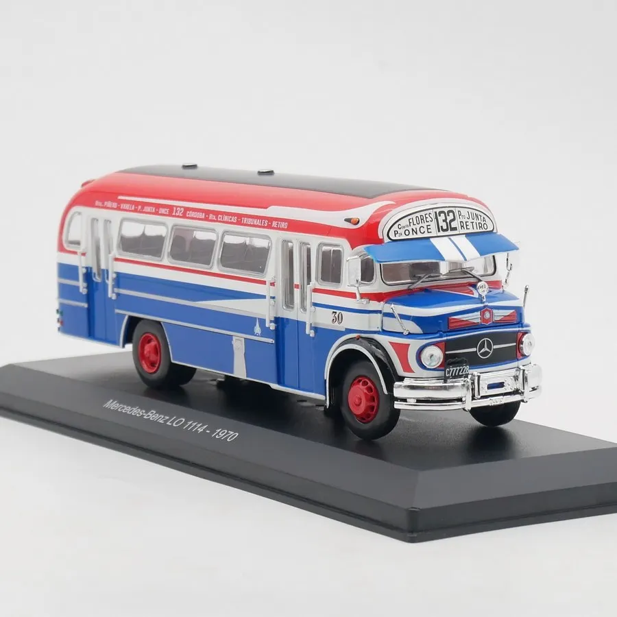 

Diecast Ixo 1:43 Scale BENZ LO 1114 1970 Bus Alloy Car Model