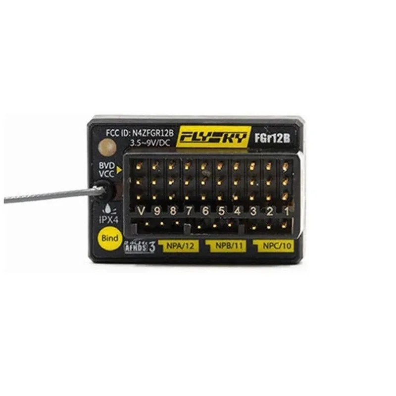 FLYSKY FG12B receiver 12-channel single antenna return NB4 accessories for PL8 remote control