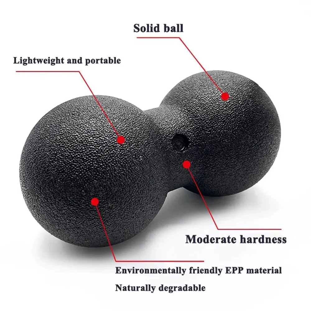 EPP Peanut Balls Body Massage Fascia Ball Yoga Foam Block Wysoka gęstość Relaks mięśni Lacrosse Ćwiczenia Fitness Łagodzi ból