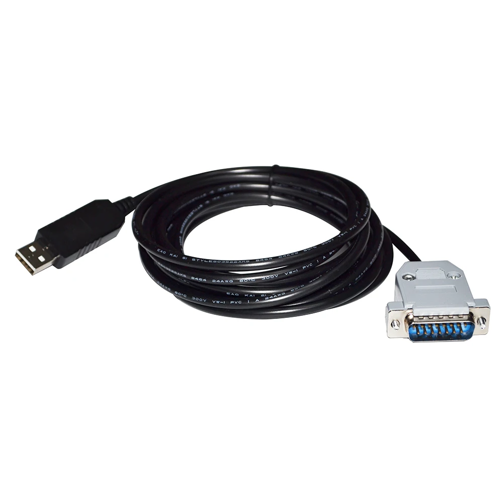 FTDI FT232RL CHIP USB TO RS232 / RS485 D-SUB 15 PIN DB15 MALE ADAPTER COMMUNICATION PROGRAM CABLE FOR YOKOGAWA DD DRIVE DRVGIII