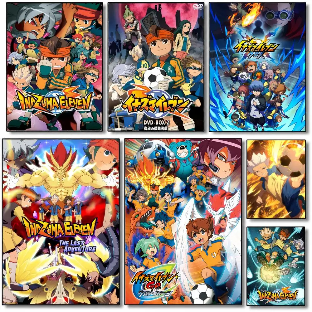 Anime I-Inazuma Eleven Satin Cloth Poster Fancy Poster American Film Mural Home Childrens Room Wall Decor Print