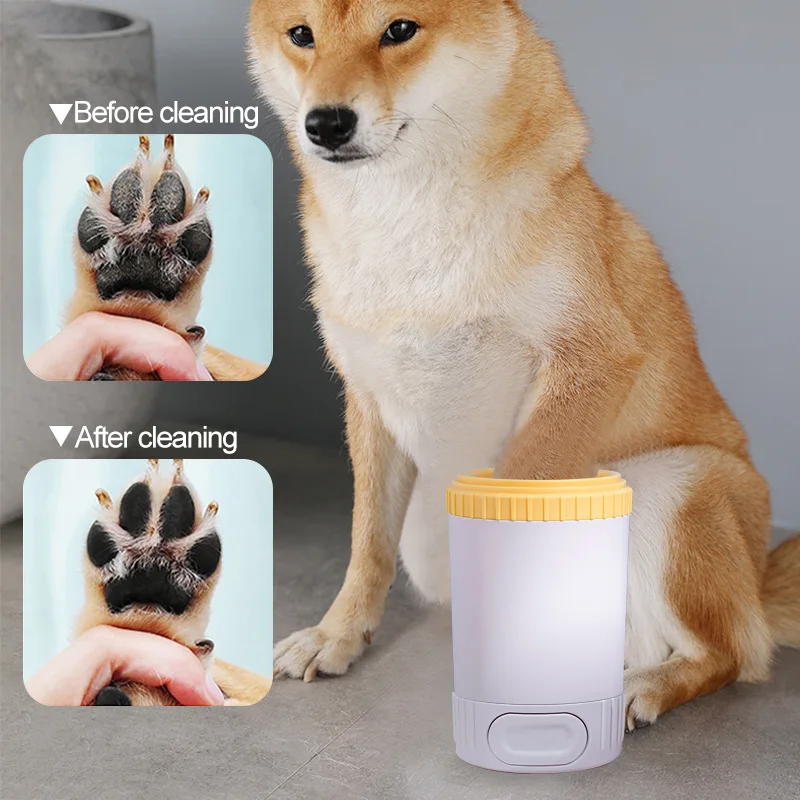 Pet Feet Washer Electrical Pet Paw Cleaner Automatic Pet Foot Cleaning Cup Portable Quick Low Noise Dog Cat Paw Cleaner