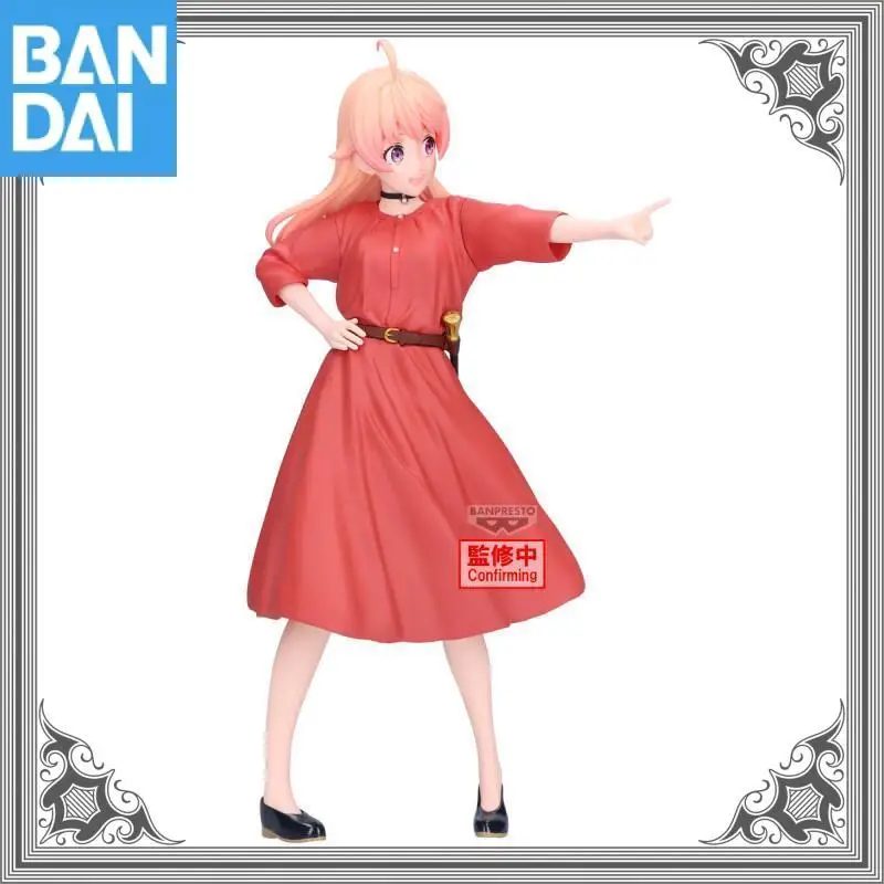 Genuíno bandai namco banpresto bruxa relógio wakatsuki nico coletor de pvc ornamento de mesa anime figura modelo brinquedo presente em estoque