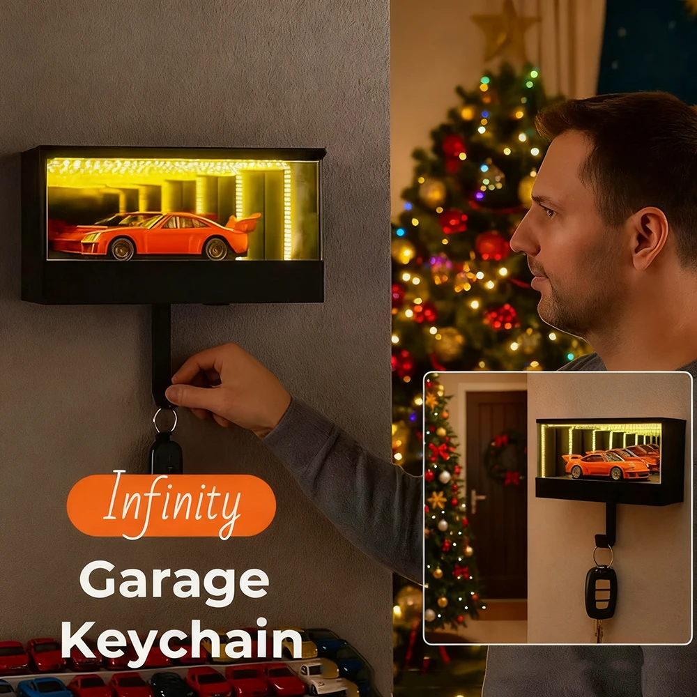 ثلاثية الأبعاد مطبوعة جدار جبل مفتاح هوك حامل مفتاح السيارة مع مصباح ليد المرآب هوك المفاتيح تخزين الرف المنظم مدخل مكتب المنزل