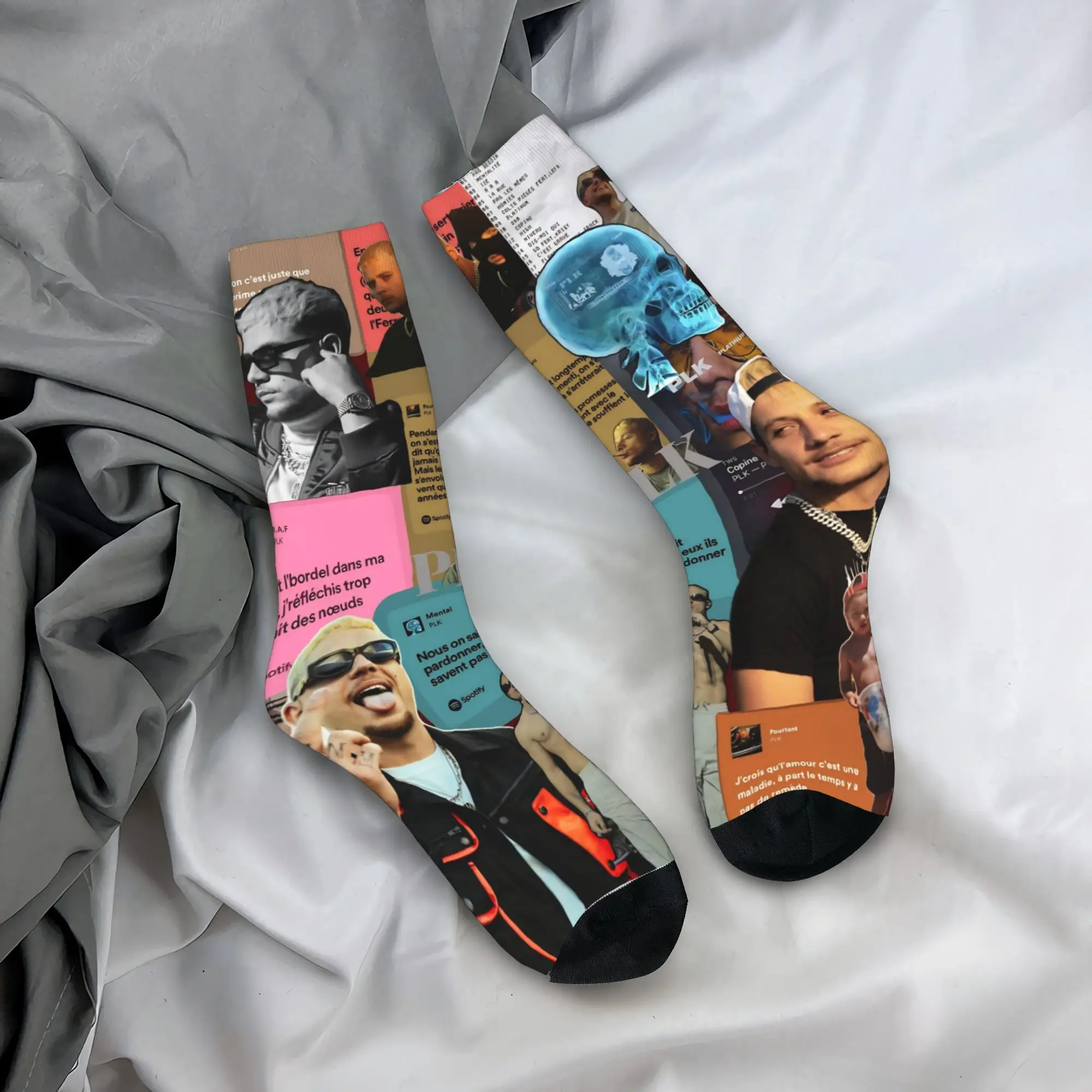 

Женские и мужские носки, рэперские Plk polak, ментальные чулки, противоскользящие теплые мягкие носки, осенние дизайнерские носки для бега в стиле Харадзюку