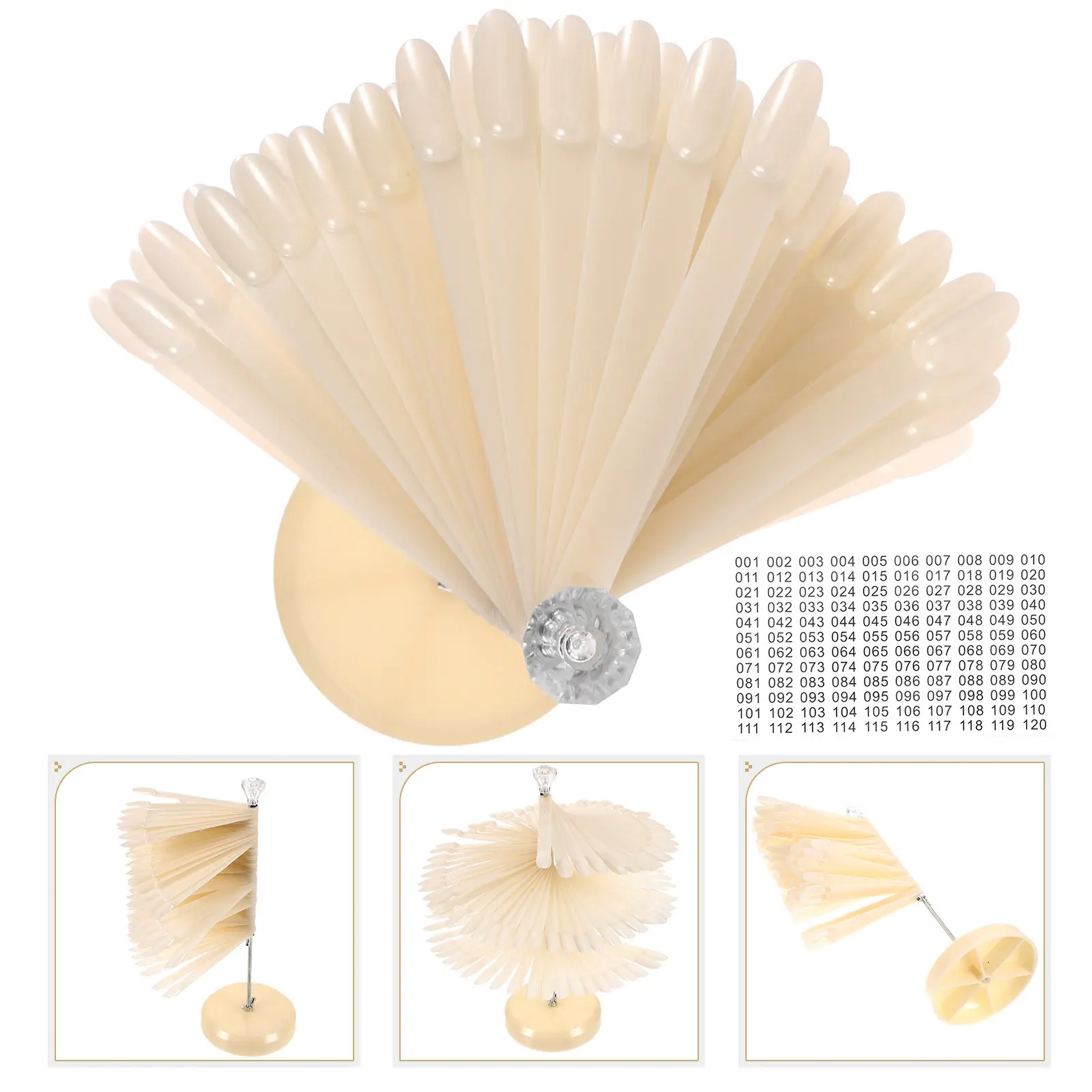 

Nail Art Practice Sticks Stand Color Display for Nail Salon Manicure Tools Gel Polish Design Sample Display Rack