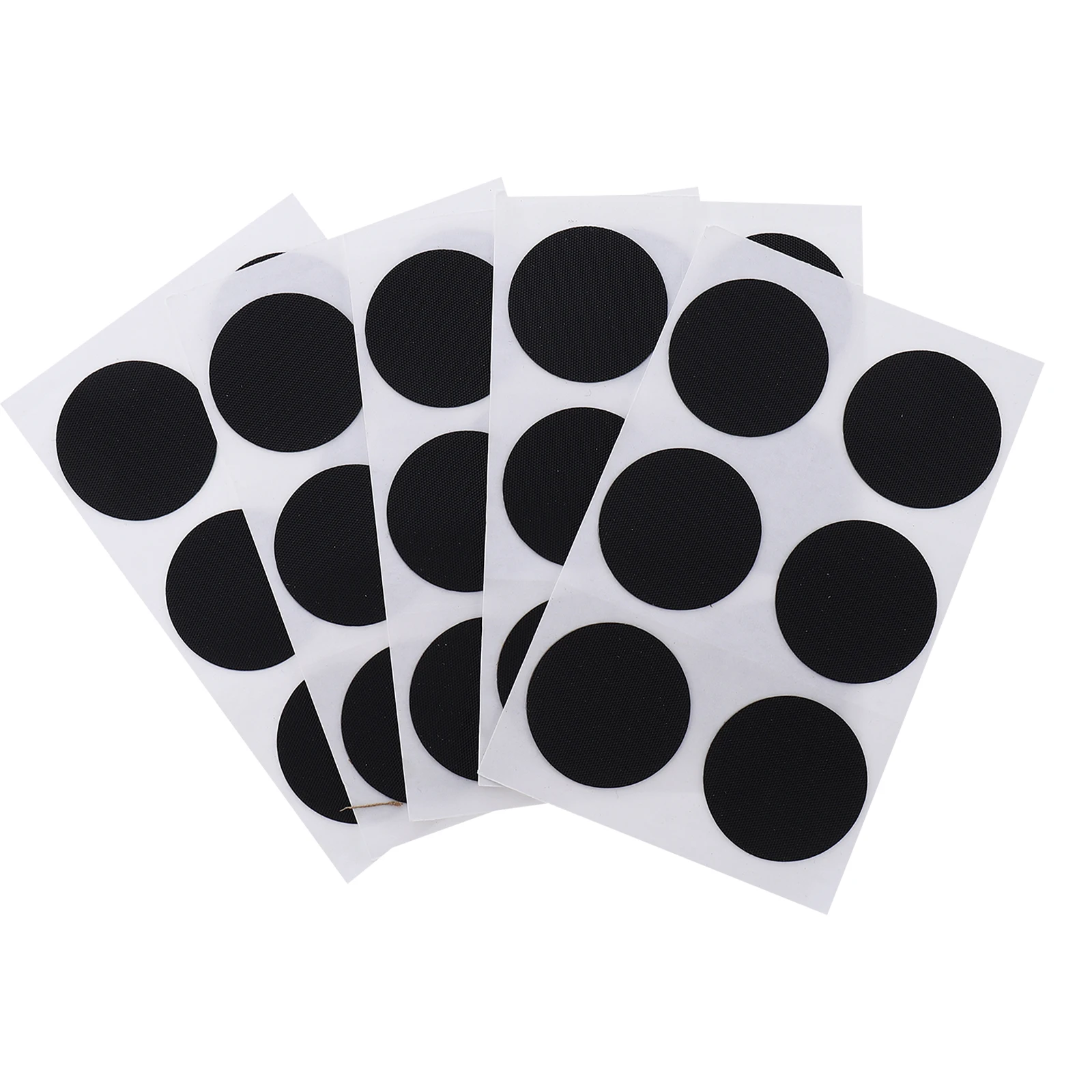 

30pcs Tire Repair Self Adhesive Puncture Glueless Bike Patch Black Random Backing Lightweight Emergency Road Tool Rubber Patch