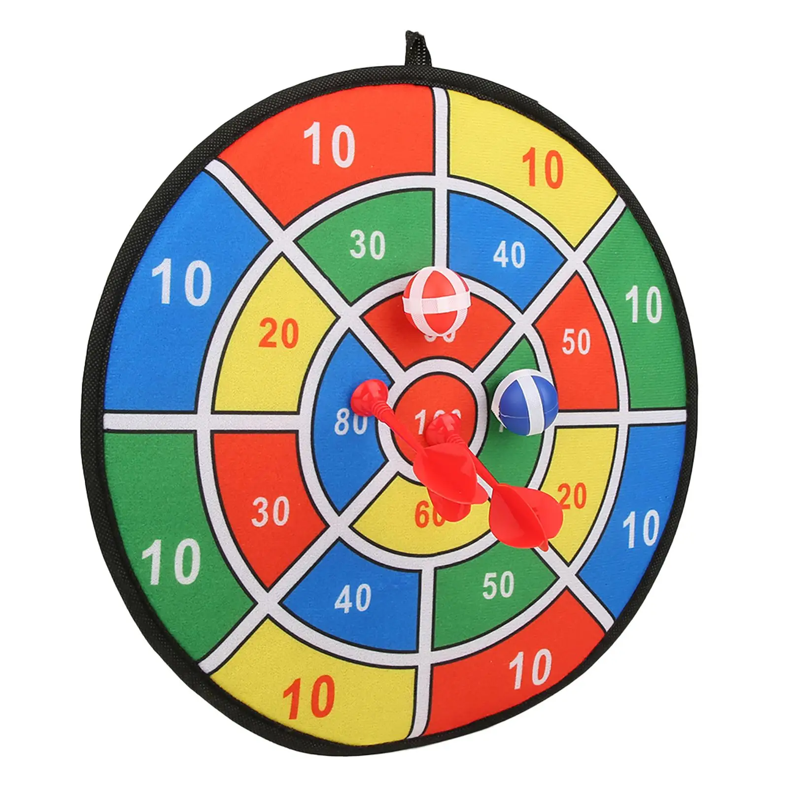 Boys Toy Dart Board with 20 Balls, Indoor and Outdoor Sports Fun Party Game Toy, Birthday Gift for Boys and Girls Aged 3-12