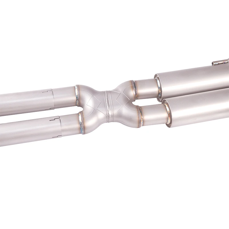 Adatto per silenziatore di scarico Catback Range Rover 3.0 5.0 2013~2018, sistema di scarico con valvola elettrica con telecomando in acciaio inossidabile