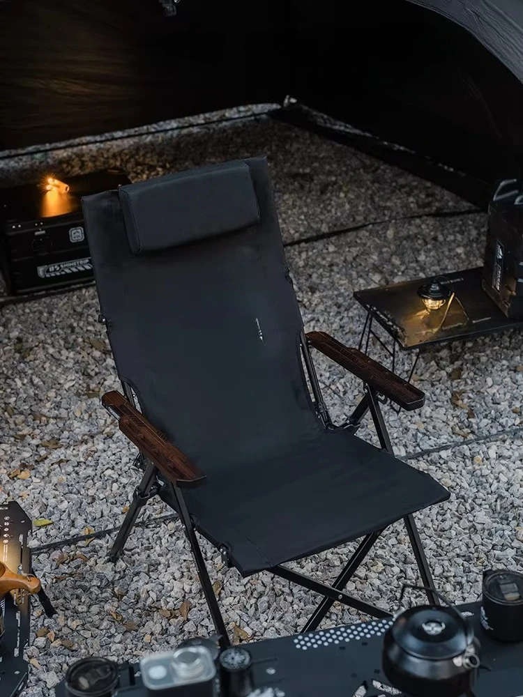

Aluminum Mountain Fun Camping Folding Chair Outdoor Tactical Recliner Chair