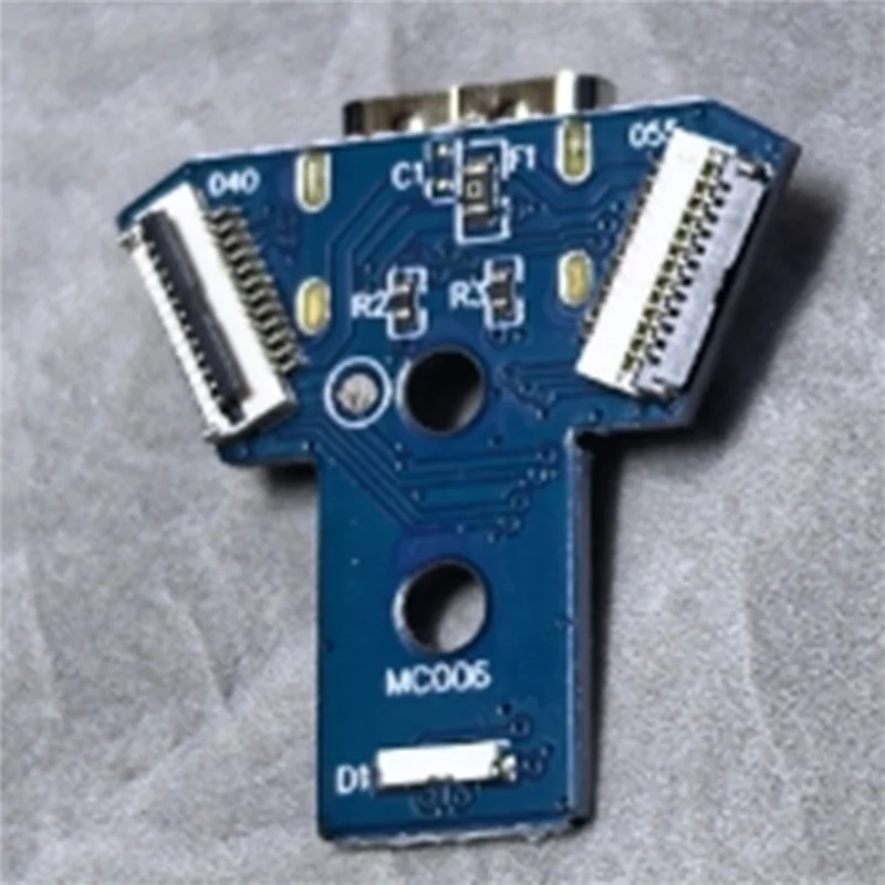 ABJF-DIY puerto de carga tipo C para Playstation 4 PS4 JDS 040 050 055 accesorios de placa de carga del controlador