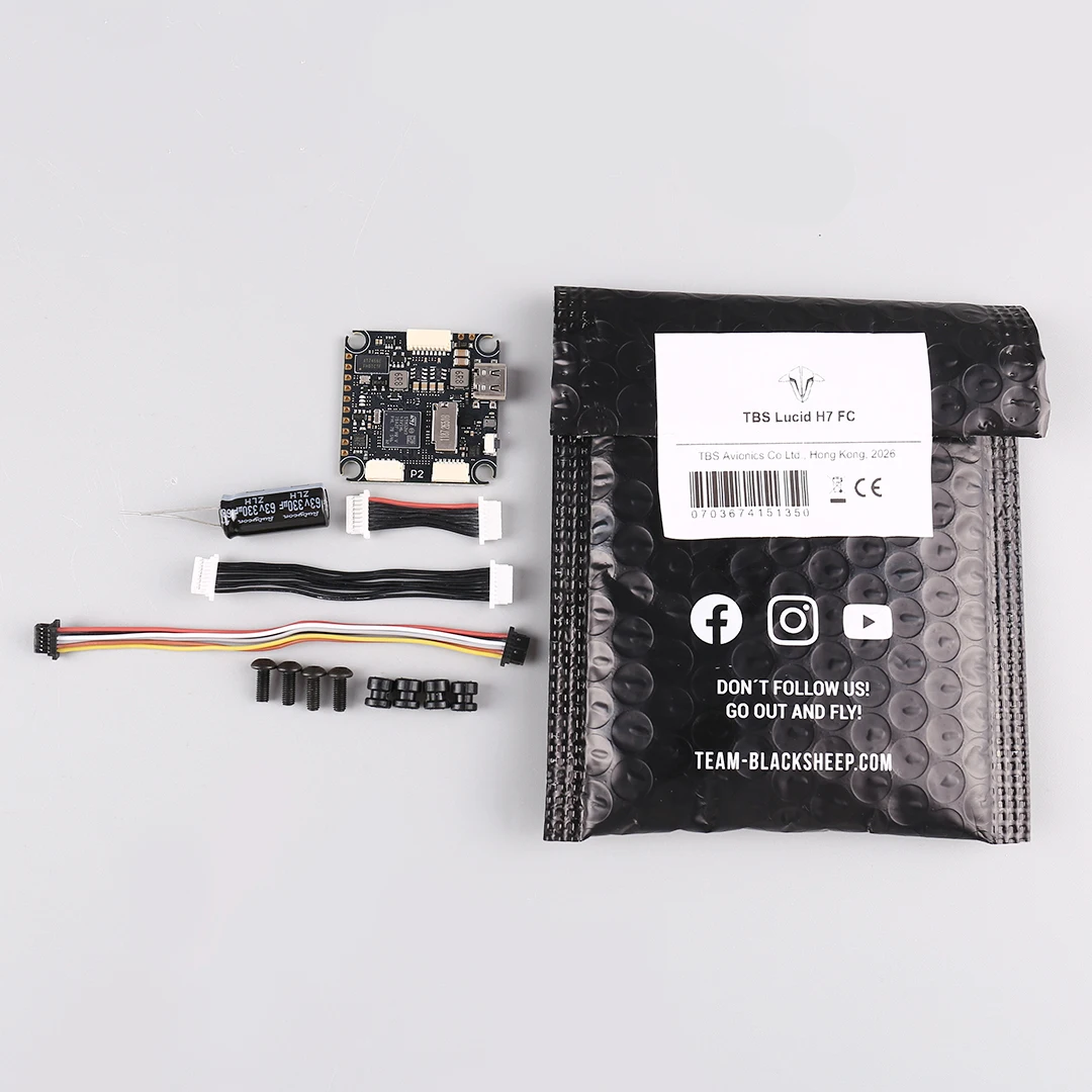 TBS LUCID H7 Flight Controller 480MHz Processor & OSD for First-Person View (FPV) Multirotor Drones