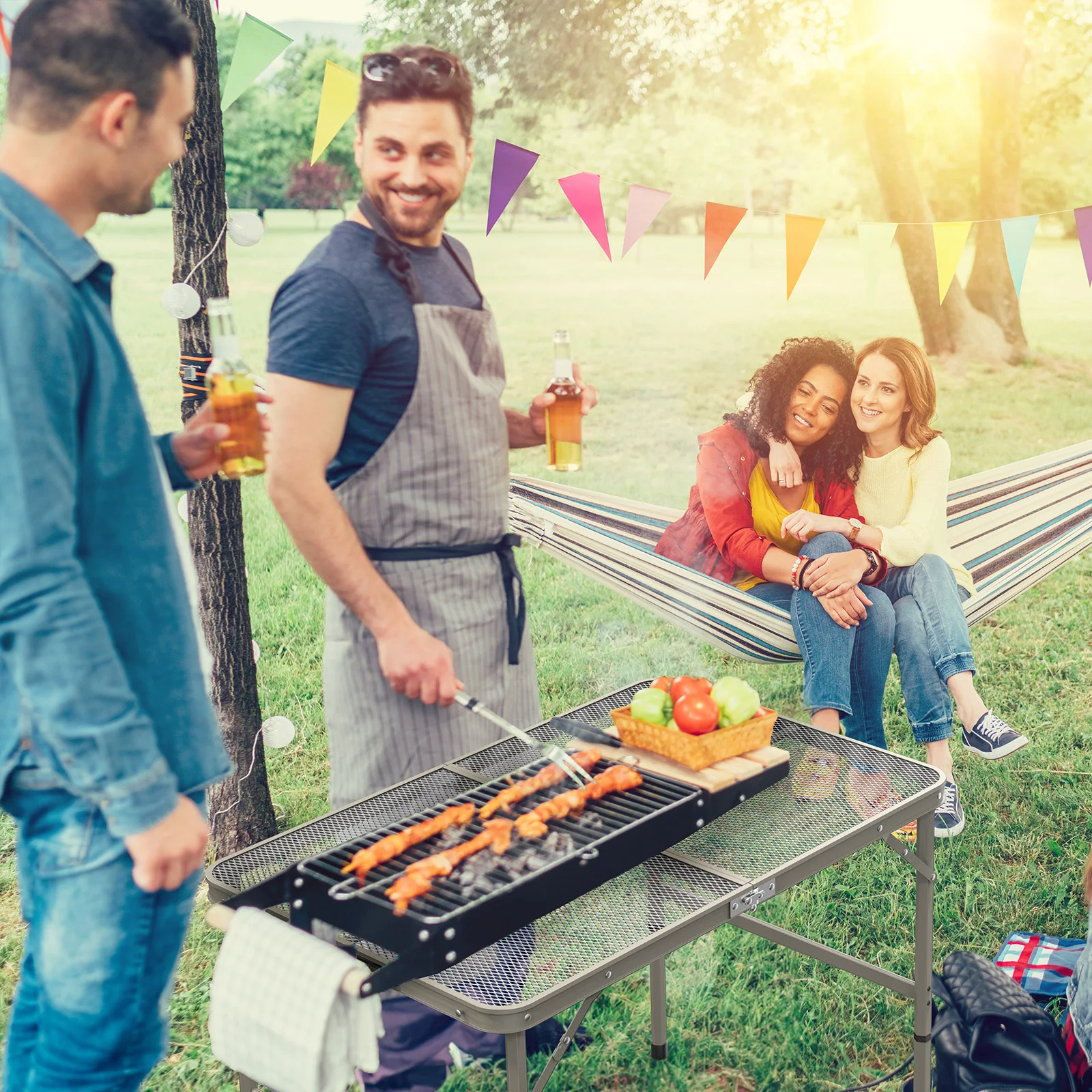 

3FT Portable Picnic Table Adjustable Height