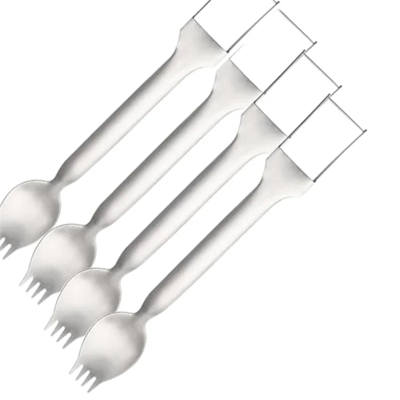 J1UL1N 2 In 1 Stainless Steel Fruit Cutter Portable Fruit Cutter Suitable For Family Gathering