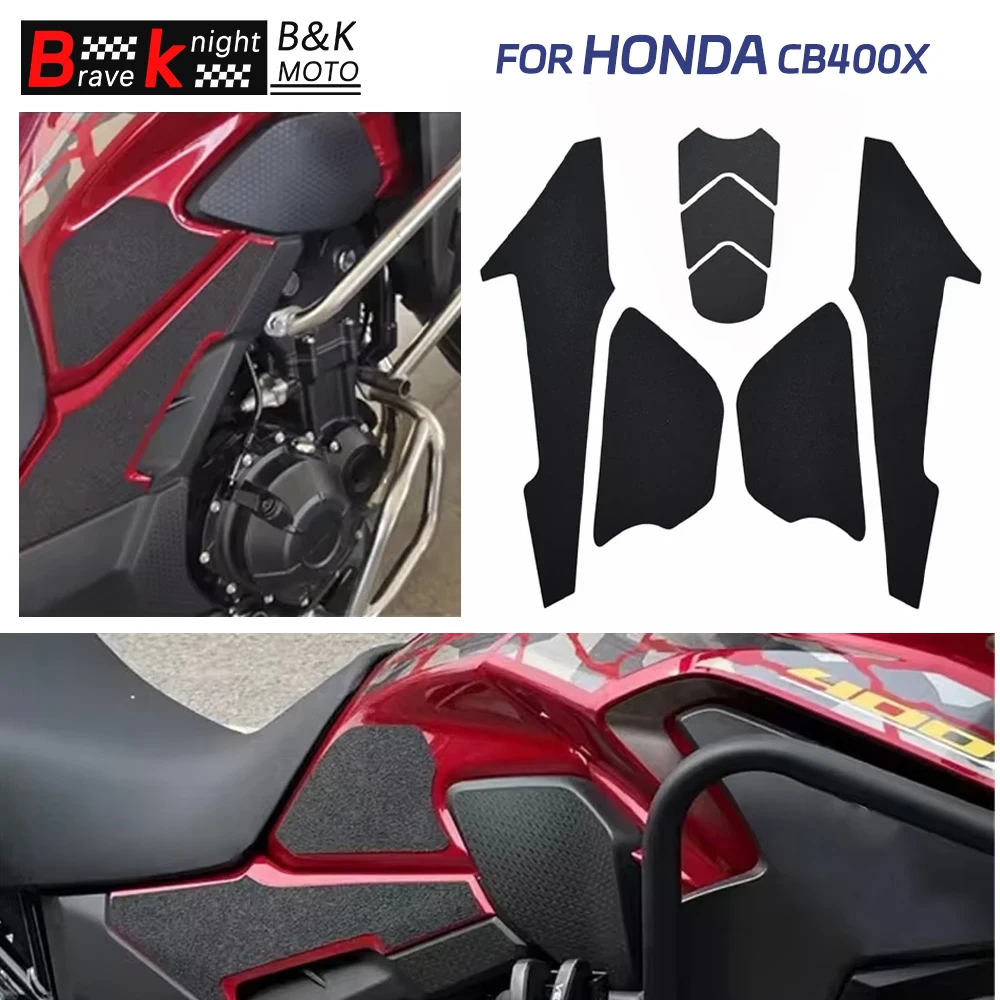 

CB400X защита для мотоцикла, накладка на бак, боковые ручки, масляный комплект, наколенники, наклейки для Honda CB400 X, противоскользящая водонепроницаемая защита