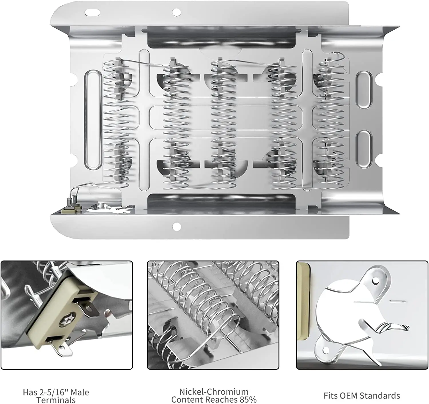 279838 Dryer Heating Element compatible with Whirlpool Kenmore Maytag Dryer Heating Element Parts Replace AP3094254 8565582