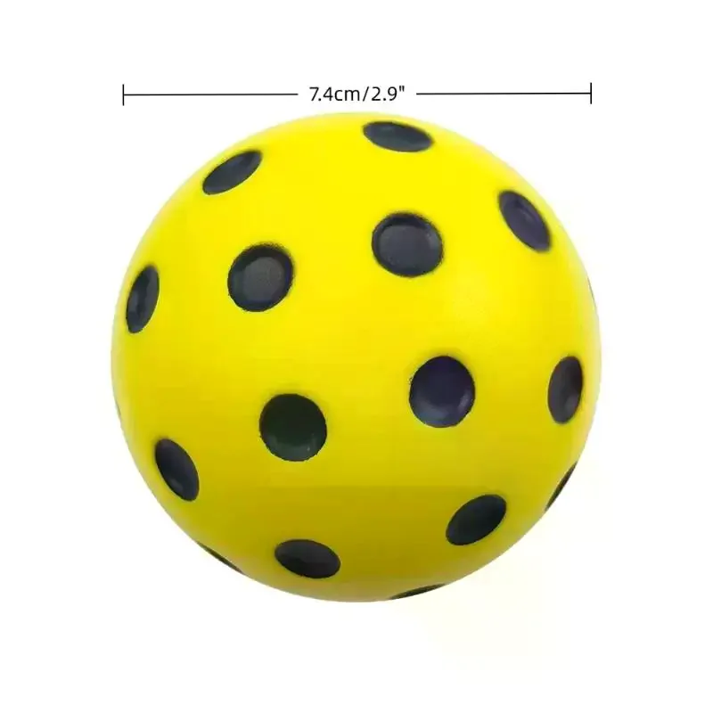 1 قطعة كرة المخلل الصامتة الترفيه الداخلي كرة الممارسة الصامتة PU رغوة عالية ترتد المقاومة لا مزعجة الناس #5