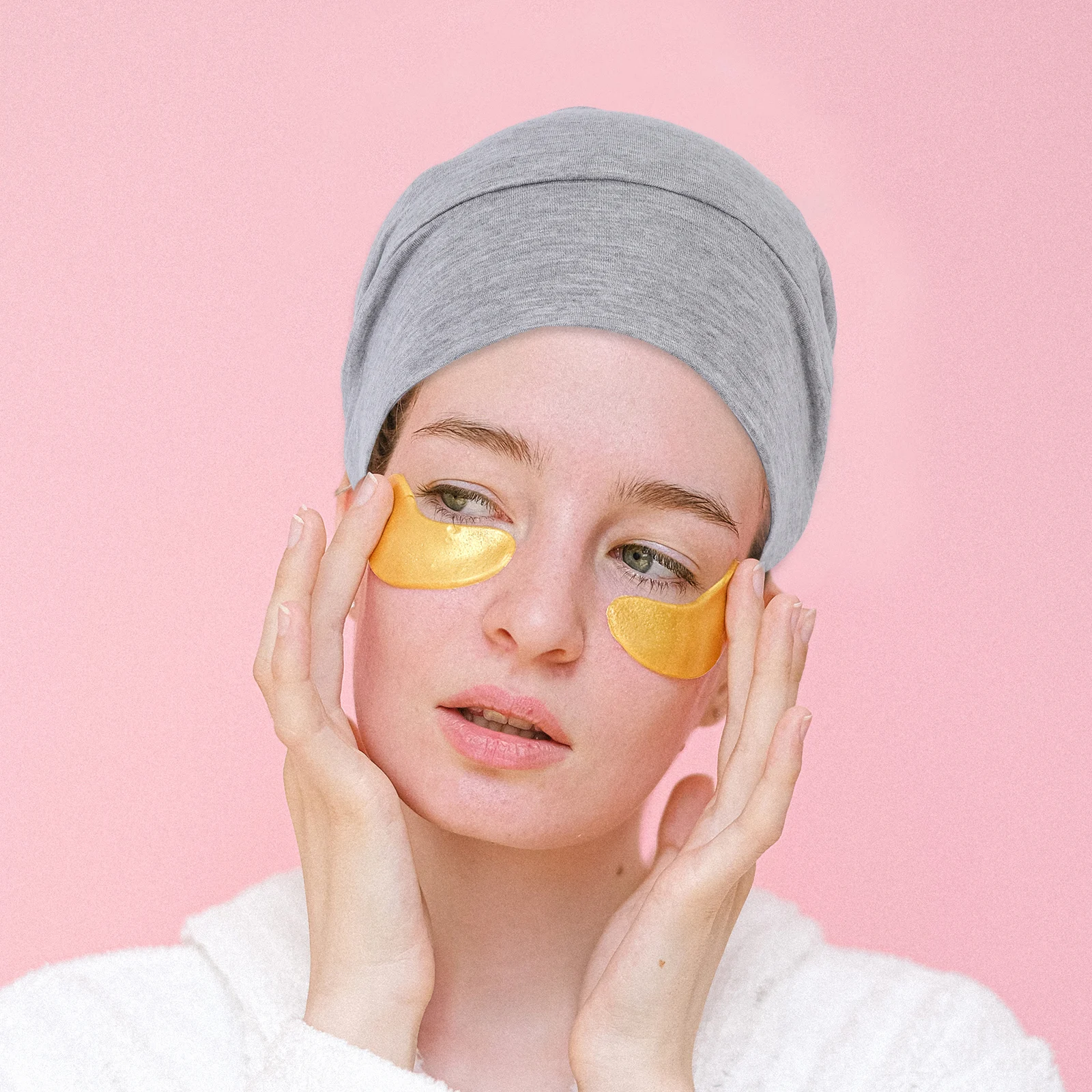 

1Pcs Chemotherapy Sleeping Cap Elastic Cotton Soft Breathable Hair Protective Cap for Adults Night Bonnet Long Hair