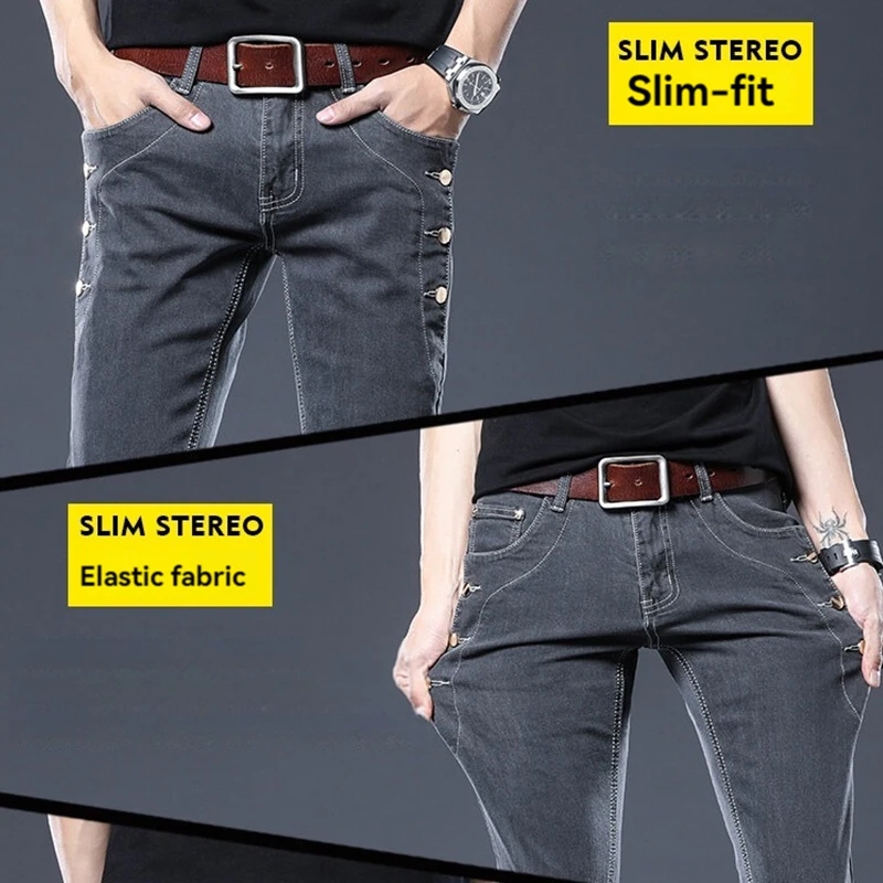 

New Outdoor High-quality Lightweight Breathable Fashionable Loose Fitting Pants For Men's Comfortable and Casual Neutral Jeans