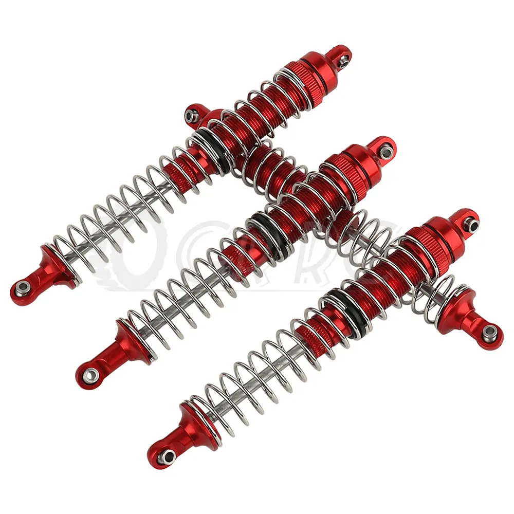 4Pcs Metal Front and Rear Shock Absorber Damper For Axial RBX10 Ryft 1/10 RC Crawler Car Upgrade Parts Accessories