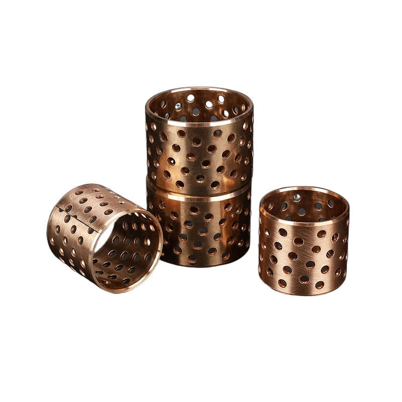 

Excavator Hydraulic Cylinder Cup Copper Sleeve Large And Medium-Sized Bucket Arm Oil Cylinder Guide Sleeve Support Sleeve Gold P