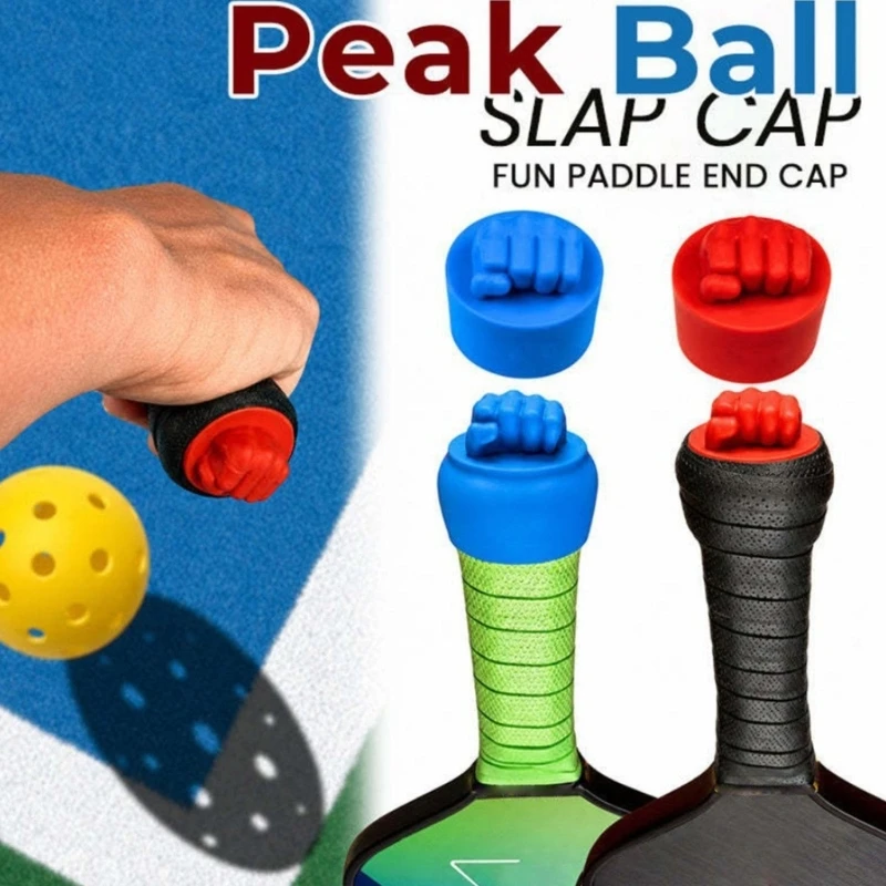

Pickleballs Paddles End Caps Silicone Handle Plugs with Raised Decorative Grip End Protectors for Standard Paddles 69HD