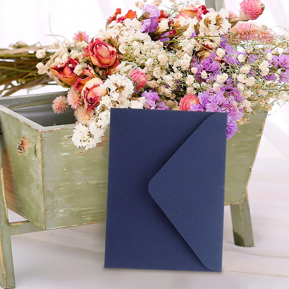

10Pcs Thank You Card Envelopes Elegant Decorative Invitation Envelopes for Wedding Party Festival Accessories Party Supply