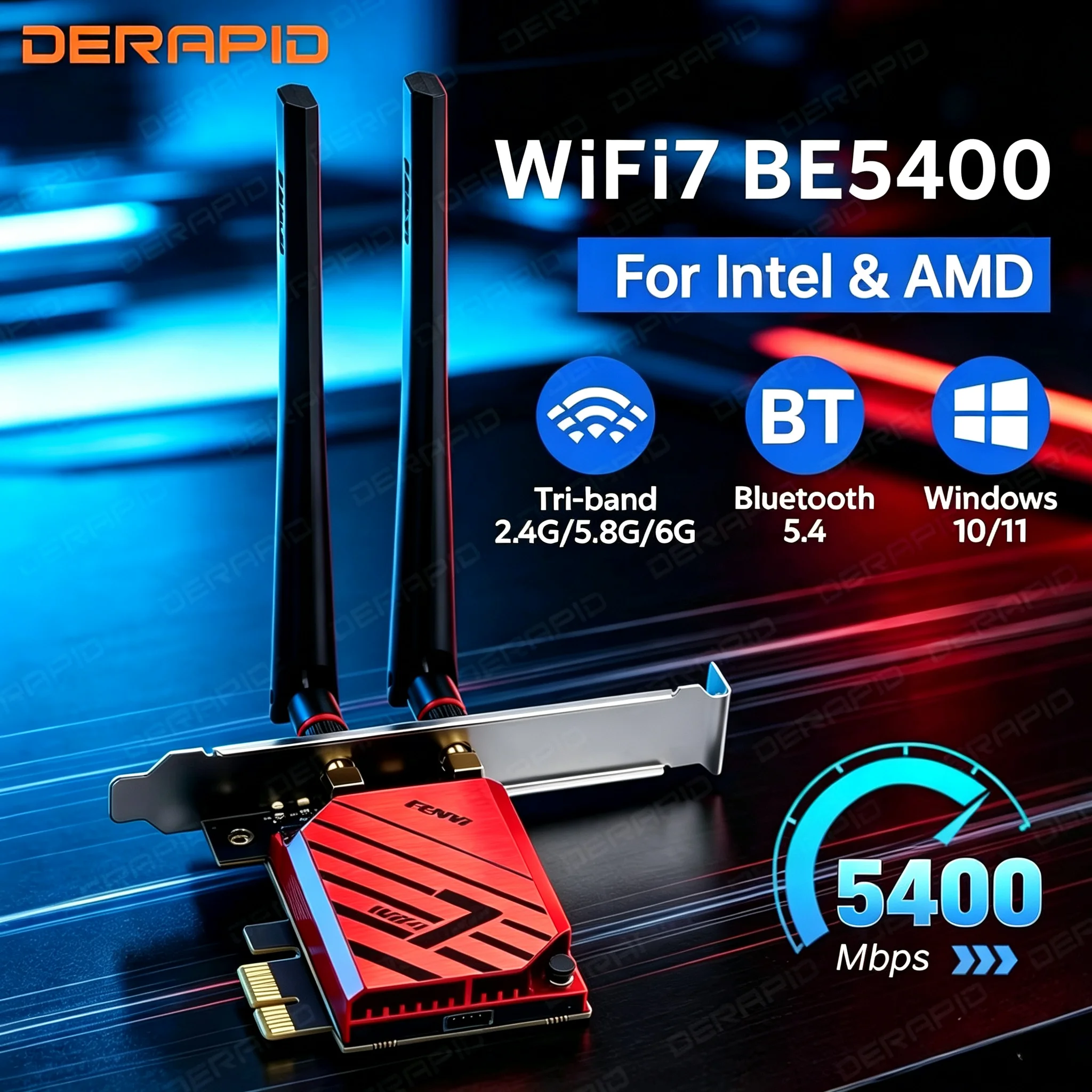 wifi-7-mt7925-pcie-ネットワークカード-bluetooth-54-ワイヤレスアダプター-5400mbps-トライバンド-24g-5g-6ghz-wifi7-アンテナカード-win10-win11対応