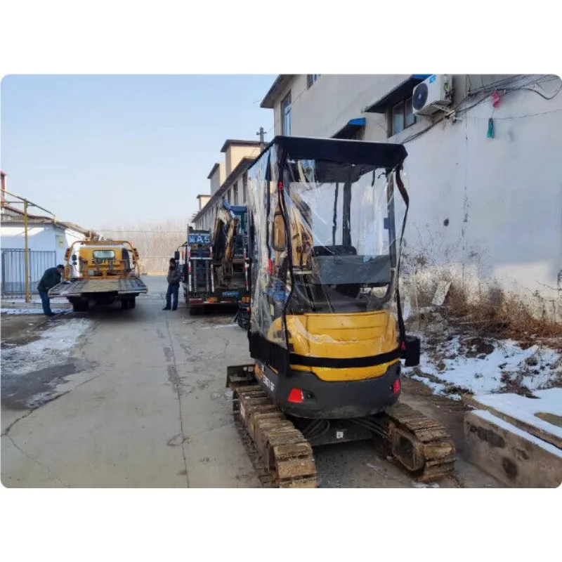 Mini Excavator Windproof Warm Awning PVC Cover With Window Various models