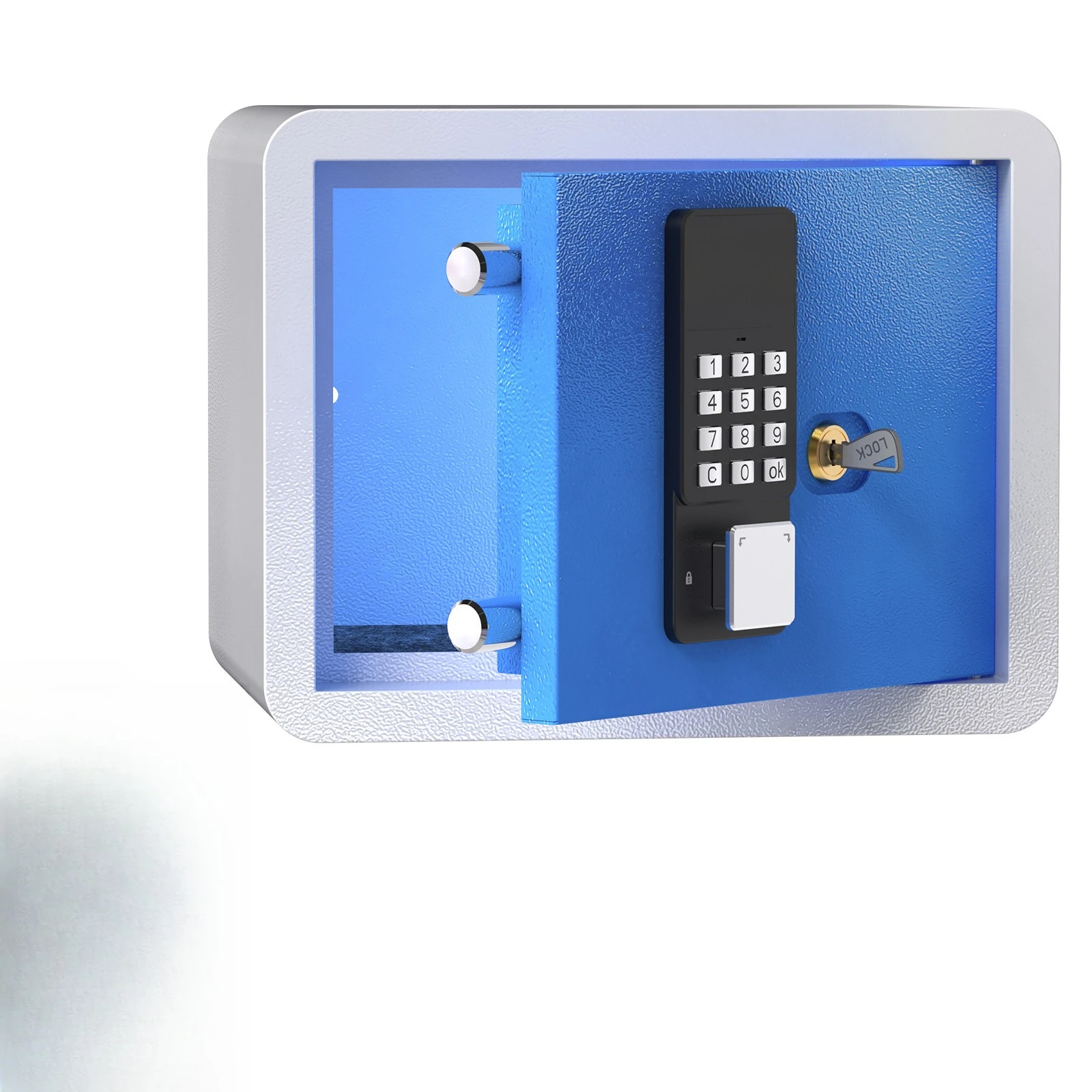 

Office home dynamic password safe deposit box, small wall-in cabinet security cabinet, all-steel anti-theft smart