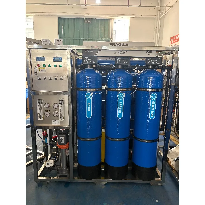 High Capacity Industrial RO Water Treatment System 1000LPH Reverse Osmosis Pump 3kW Water Purifier Machine Pure Drinking Water
