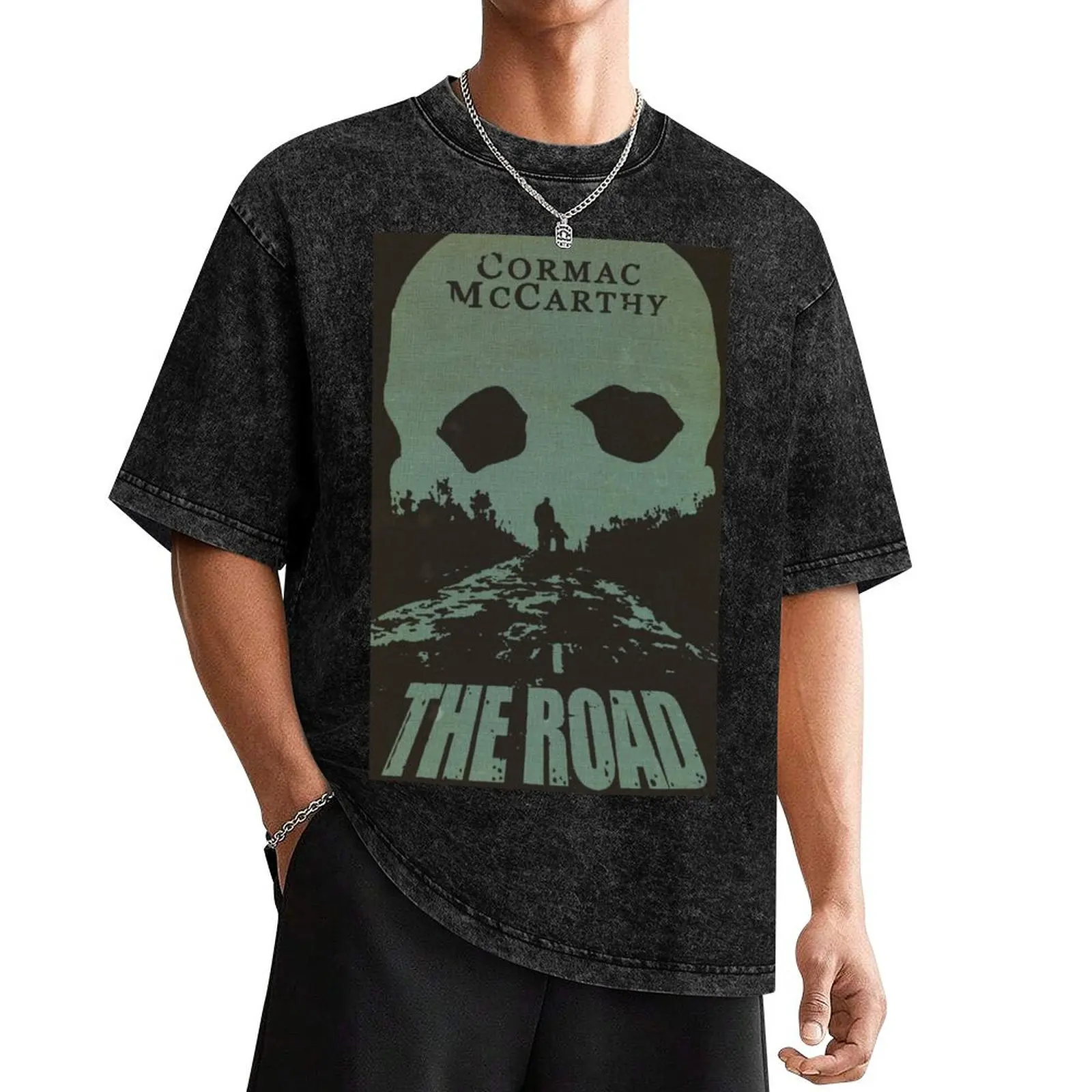 The Road - Cormac McCarthy T-Shirt plus sizes anime t shirts basketball graphic tees mens graphic t-shirts funny