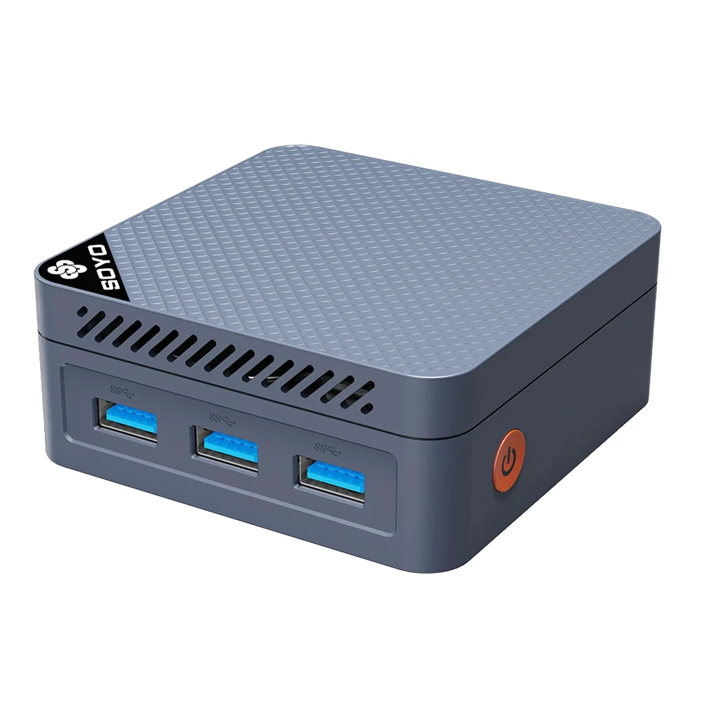 SOYO Mini PC M4 Pro e Intel N150 N100 N95 N4000 Processore 8/16 GB di RAM 256/512 GB SSD WiFi6 e BT5.2 Mini computer desktop da gioco