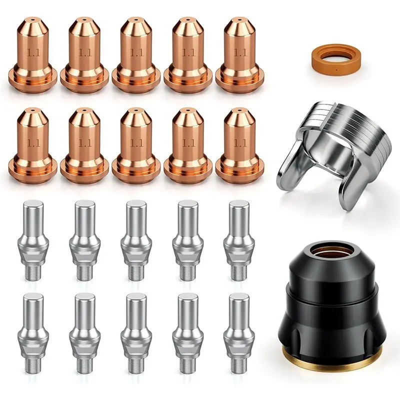 For CUT55 Models Compatible 23Pcs IPT60 Plasma For Cutter Torch Consumables Kit. 045