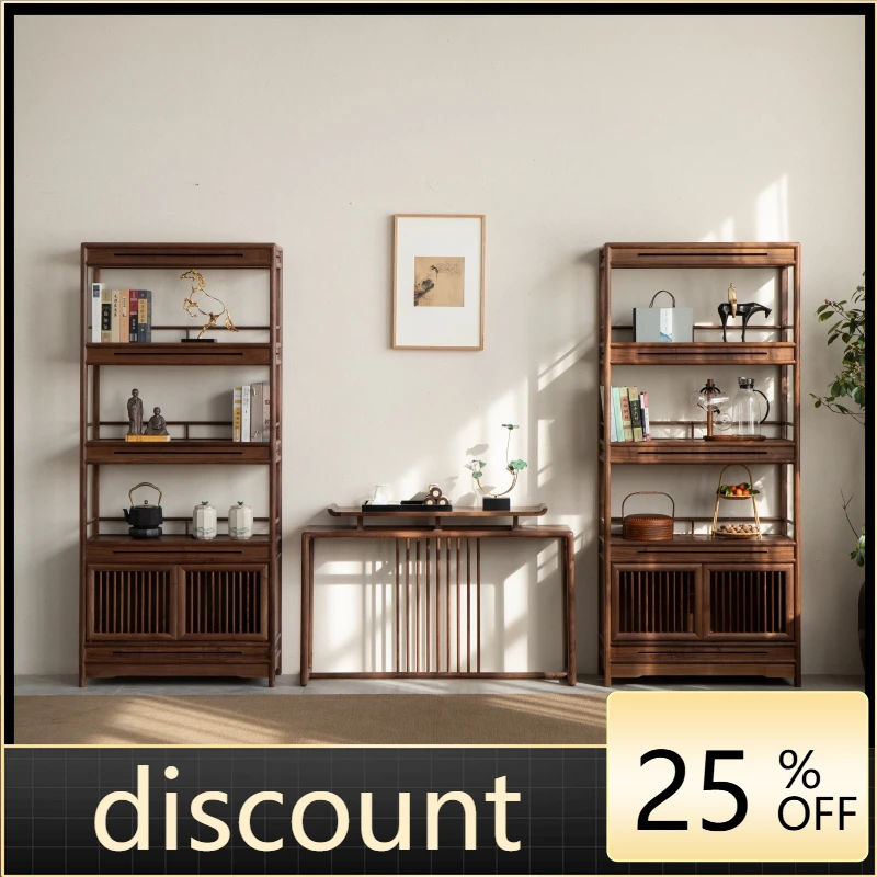 LH new Chinese style porch table Zen offering table against the wall Full-end solid wood view platform