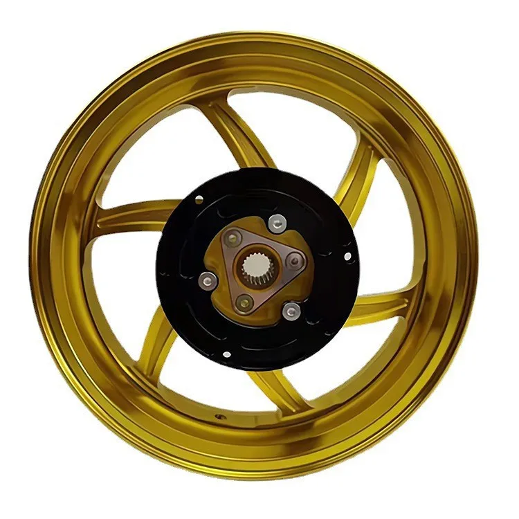 HOT Modified Hub Motorcycle Wheel Hub Steel Ring Front and Rear Aluminum Wheels Hub Motor Wheel Set for yamaha Xmax 300 view 3