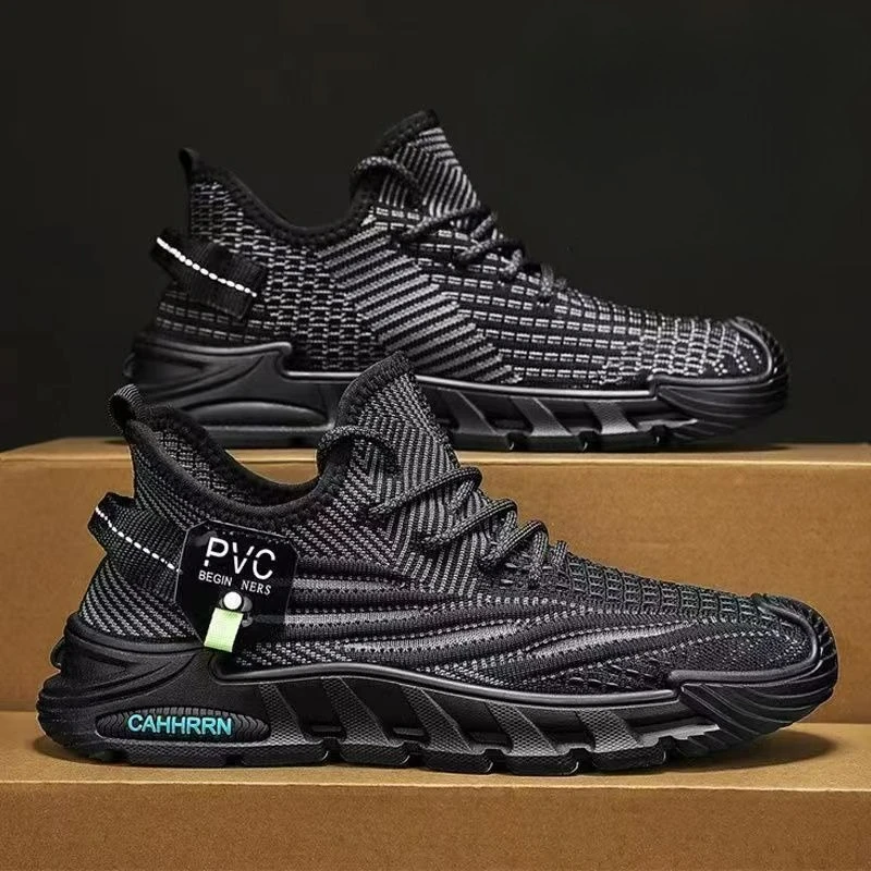 Men's Sports Shoes Breathable Mesh Thin White Shoes for Boys and Students Lightweight Casual Soft Soled Outdoor Running Shoes