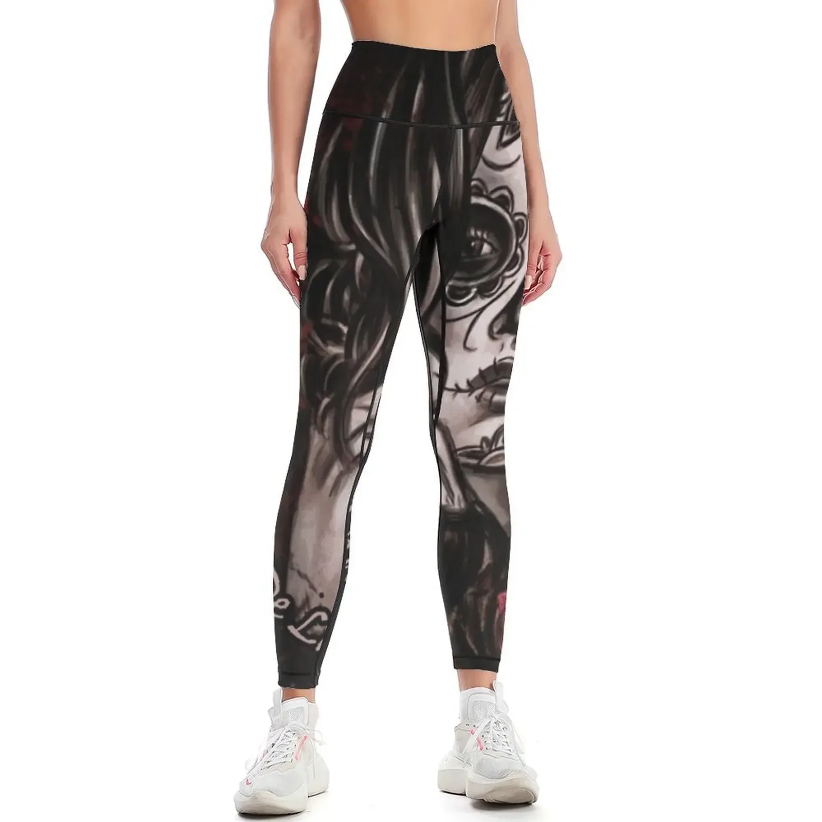 

Dia de los muertos Leggings Women sports leggins push up woman gym clothing Legging sport Womens Leggings