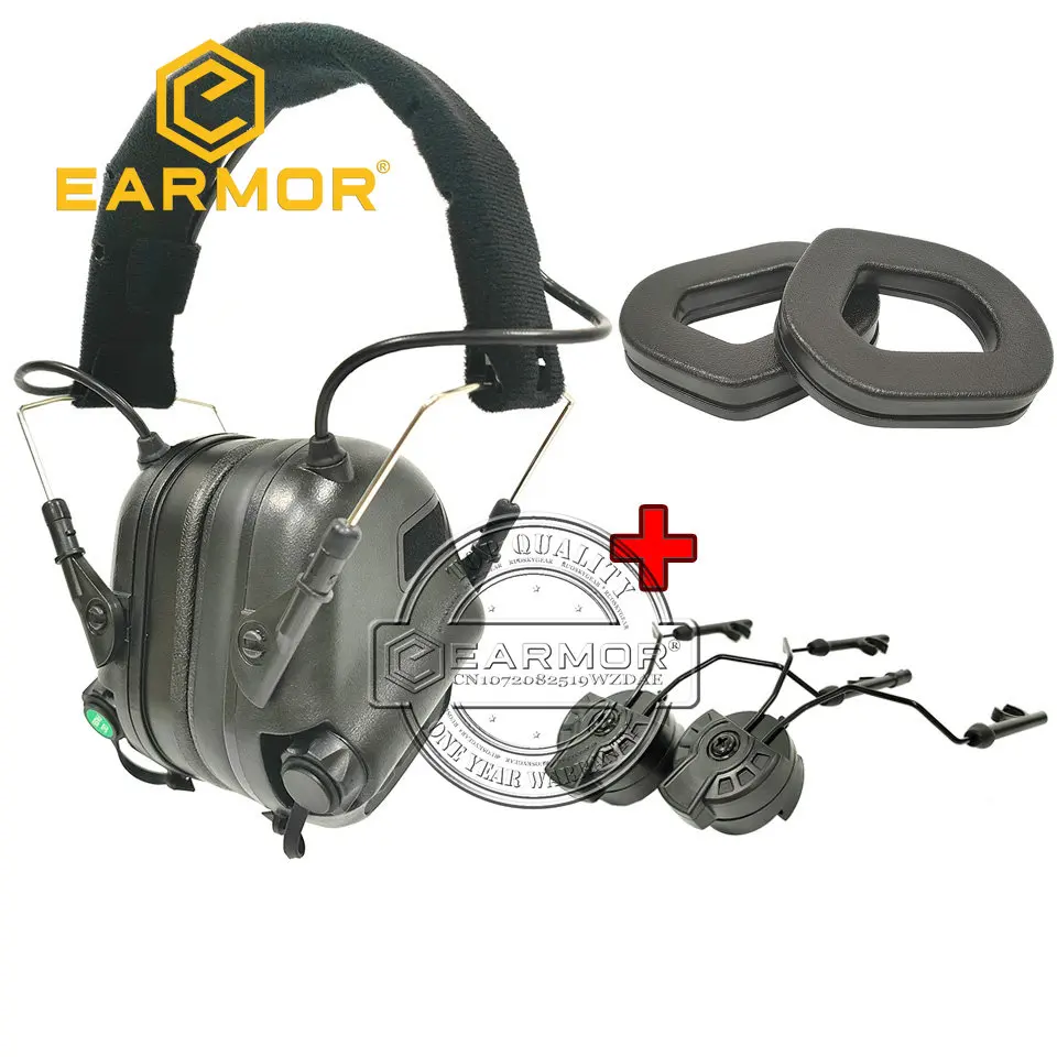 EARMOR M31 MOD3 Tactical Headset S03  ARC Rail Adapter One Sets for Fast Helmet  Rail Freely Change Head Mounted Free Shipping