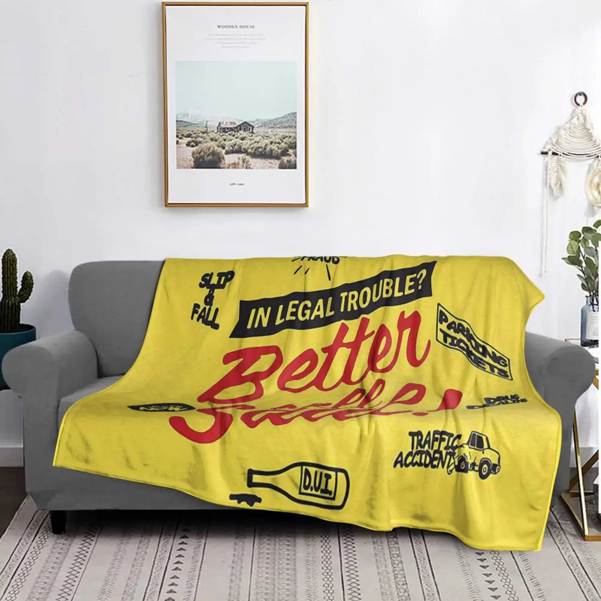 Better Call Saul Goodman TV Movie Blanket Soft Warm Flannel Throw Blanket Plush for Bed Living room Picnic Travel Home Sofa