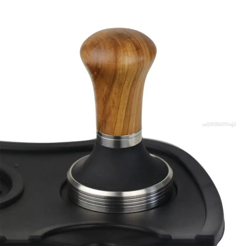 

27RB 58mm Espresso Tamper Pressure Calibrated Coffee Tamper for Espresso Machine Tamper Stainless Steel Base Handle