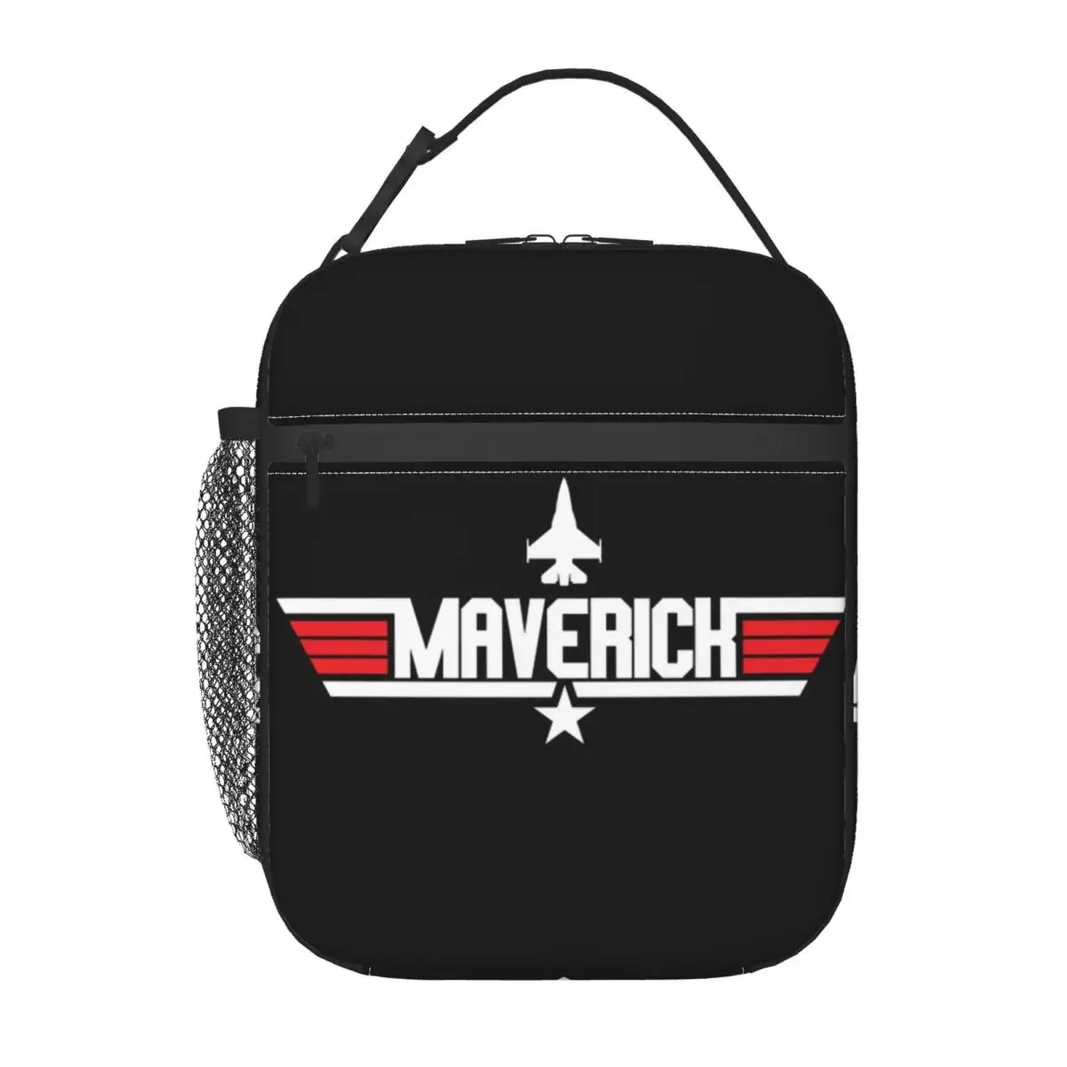 Custom Top Gun Maverick Lunch Bag Women Cooler Thermal Insulated Lunch Box for Kids School Children