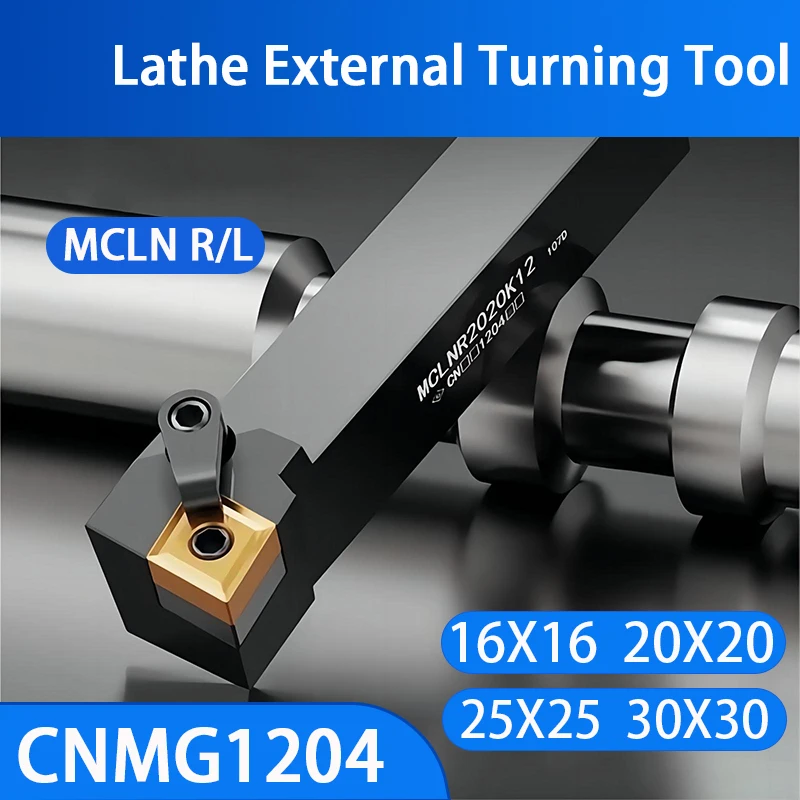 External turning tool holder 95° MCLNR1616 MCLNR2020 MCLNR2525 MCLNR 3232 CNC lathe tool holder suitable for CNMG series Inserts