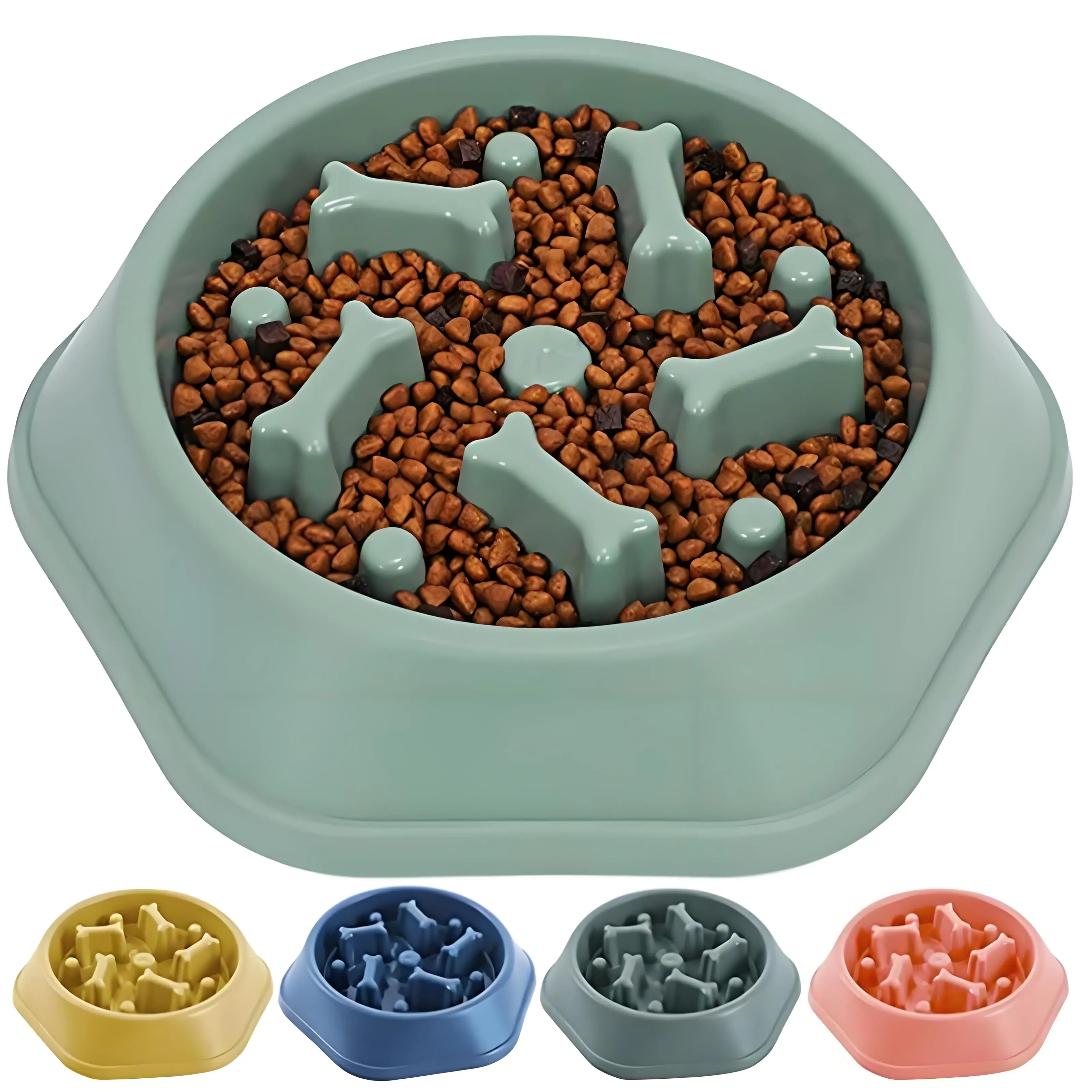 สุนัขช้า Feeder ชาม Anti-กล้ามเนื้อชามอาหารสําหรับสุนัขช้ากินสุนัข Feeders อาหารเพื่อสุขภาพสัตว์เลี้ยง Feeding อุปกรณ์รดน้ํา