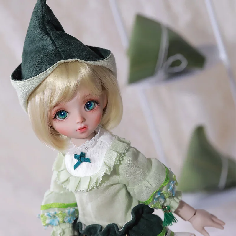 Shuga Fairy 1/6 BJD Doll Sugar  Resin Dolls Green Full Set Ball Jointed Doll Elf Ears Toys Surprise Gift for Children