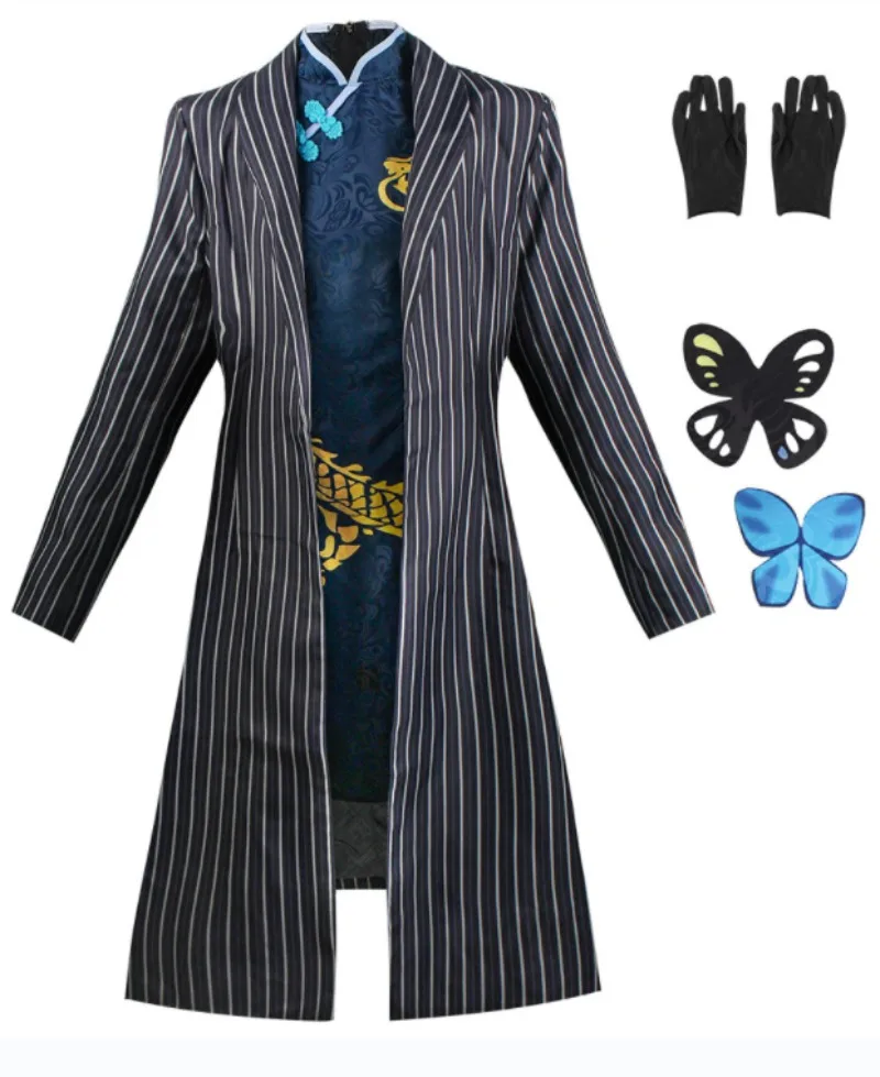 

Anime Spiel Blau Archiv Cosplay Kisaki Kostüm Qipao Cheongsam Perücken Lolita Kopfbedeckung Anzug Vollen Party Cosplay Costume